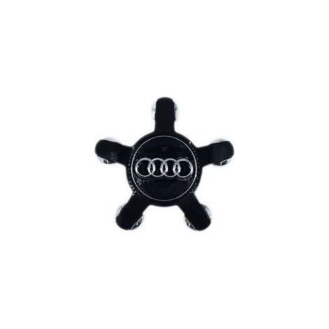 4 Stück Radnabenkappen für Audi A3, A4L, A5, A6L, A8L, Q3 und Q5, 135 mm, Schwarz (1/5)