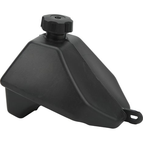 Réservoir d'essence noir en ABS avec bouchon pour quad chinois 4 temps 50cc, 70cc, 90cc, 110cc et 125cc (1/5)