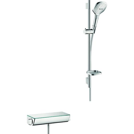 Système de douche Raindance Select en surface 120 avec Ecostat (1/5)