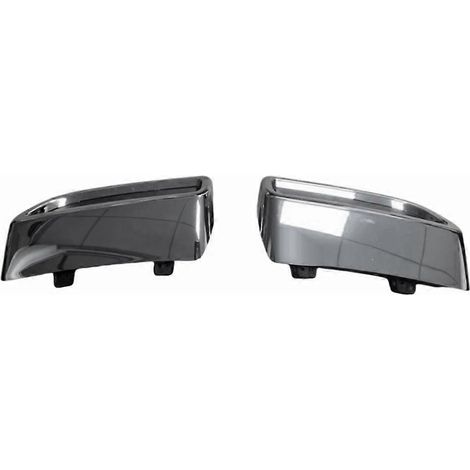 1 paire de garnitures de sortie d'échappement arrière pour Peugeot 308S (2015-2020) - Référence : 9811520280 / 9811520080 - Support de pare-chocs arrière