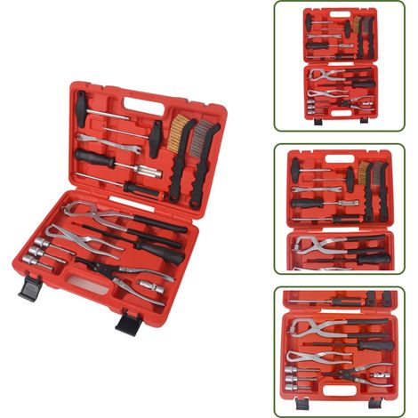 15-tlg. Bremsen-Werkzeug-Set - Bremsenreparatur - Autowerkstatt - Werkzeugkasten - Autoteile - Bremsenservice (1/5)