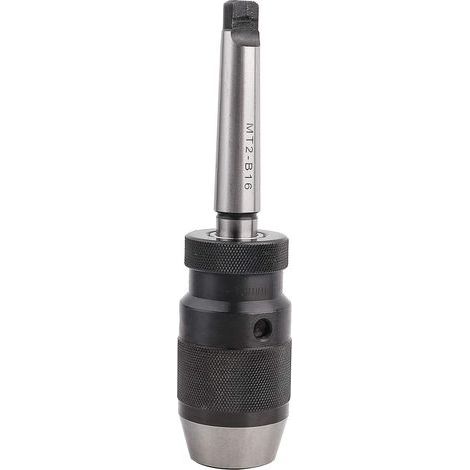 Schnellspannfutter, MT2-B16 Holzdrehbankfutter, selbstspannendes Morsekonusfutter, 1-13 mm Stahlbohrfutter, für Bohrmaschinen, Fräsmaschinen und Drehmaschinen (1/5)