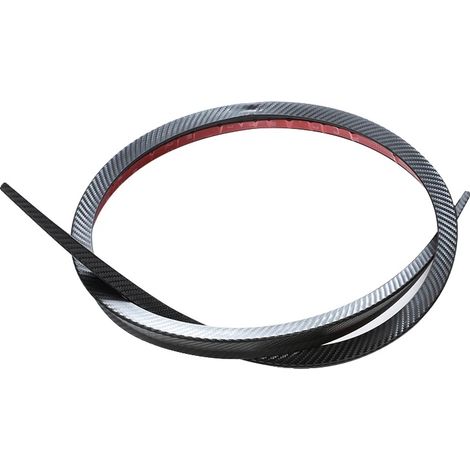 Alerón para coche, material de poliuretano flexible, ajuste universal, fibra de carbono de 1,5 m (1/2)