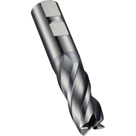 Fresa a candela S814HB DIN 6527L Ø25mm Lunghezza totale 121mm Lunghezza taglio 45mm HM AlCrN