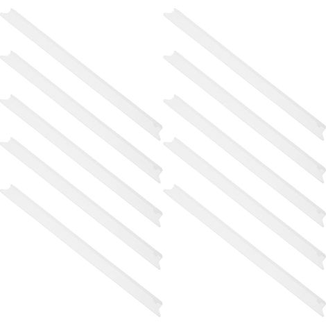 Recharge Silicone pour Raclette Vitre 10 Pièces Flexible et Solide, Accessoire de Nettoyage pour Vitres et Surfaces Lisses (1/5)