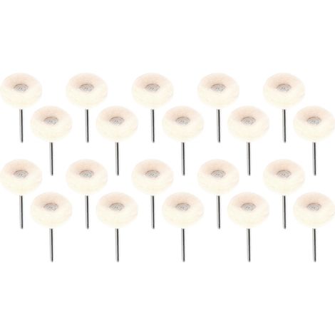20pcs 2.35mm/0.09in Abrasive Buffing Polishing Wheels Brushes for Grinding Ornaments (1/5)