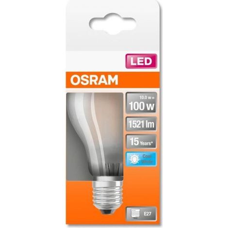 Osram Bombilla LED Standard 10W Blanco 4000K Iluminación (1/4)