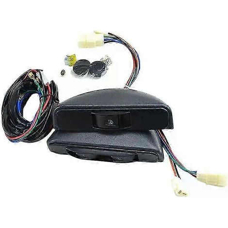 Kit universal de interruptores para elevalunas de coche para vehículos de 12 V - estilo media luna (1/5)