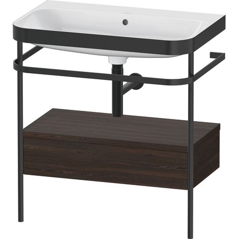 Duravit Happy D.2 Plus c-bonded Set avec console métallique et