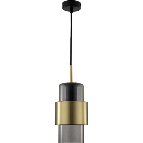 Lampada a sospensione Miele 1 E27 luce dorata prestige LP-866/1P L SM/GD (1/5)