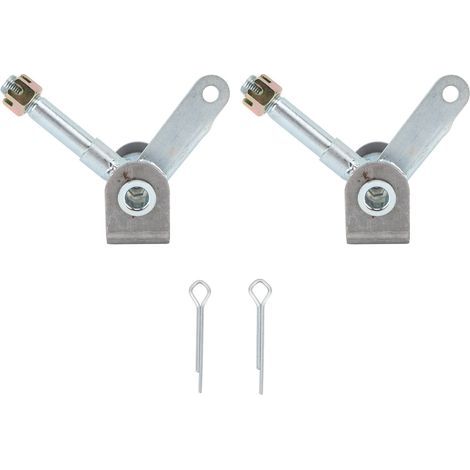 Jeu de supports de broche en alliage d'acier, 1 paire d'articulations de direction avant M16 droite gauche, adapté pour Go Kart 110cc 125cc 150cc 200cc 250cc. (1/5)