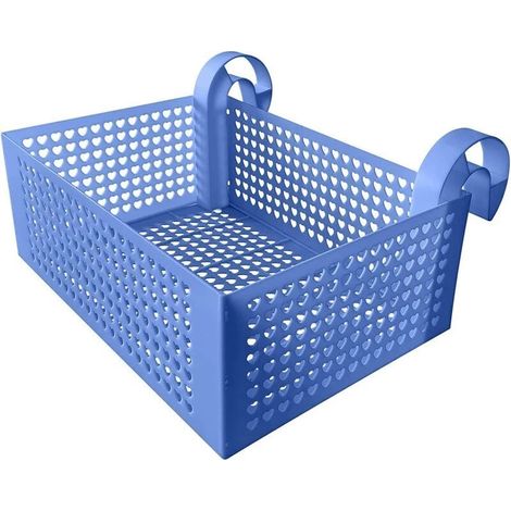 Panier de rangement, Accessoires de piscine, Piscine à structure métallique, Porte-gobelet de piscine, Bleu-- (1/5)