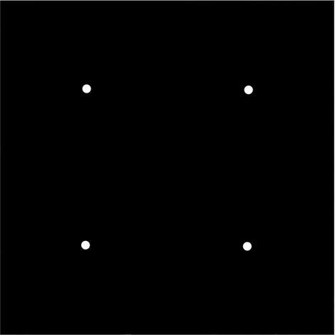 Luminaire creative-cables rose-one system square 45x45 mm noir