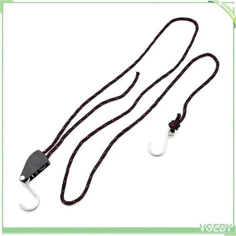 Sangle d'arrimage à cliquet - FAFEICY - 2 pcs - 2,5/3,0 m - Capacité 136 kg - Crochets galvanisés (1/5)