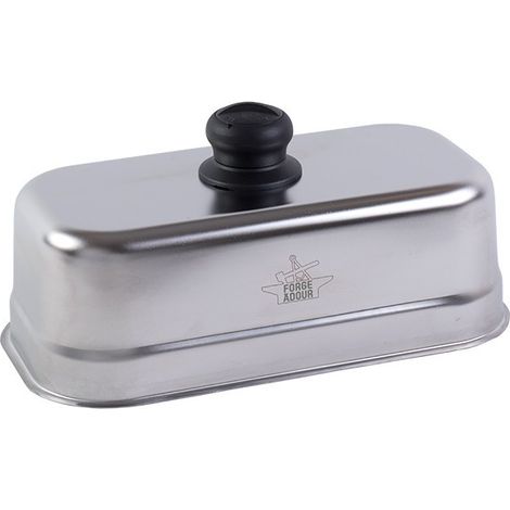 Cocedor de acero inoxidable rectangular para plancha