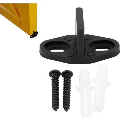Guide Porte Coulissante, Guide Porte Galandage, Guide de Plancher Porte Coulissante Bas de Porte de Grange Coulissante pour Porte D'armoire Porte en Bois (1/4)