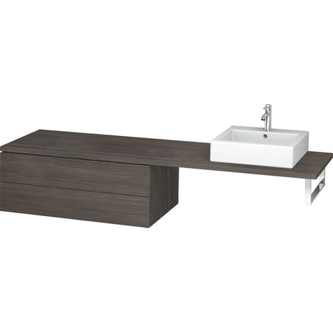 Duravit L-Cube Base para consola, anchura 1020mm, profundidad 547mm, 2 cajones, color: Pino Terra Decor - LC583905151 (1/4)