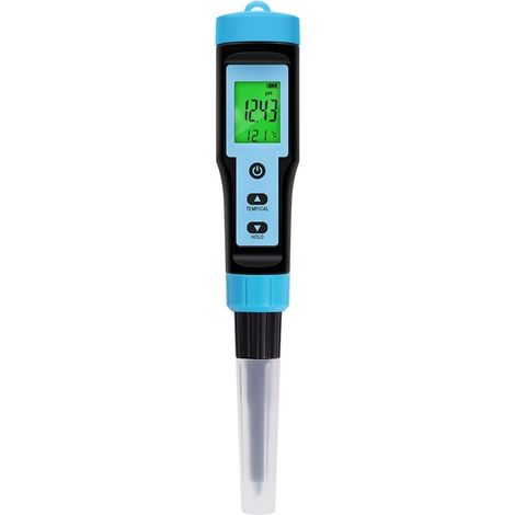 PH-Mètre Alimentaire 0,00-14,00 PH Testeur de Température de Haute Précision Capteur Analyseur D'Acidité pour la Viande en Conserve Pâte de Fromage Eau A (1/5)