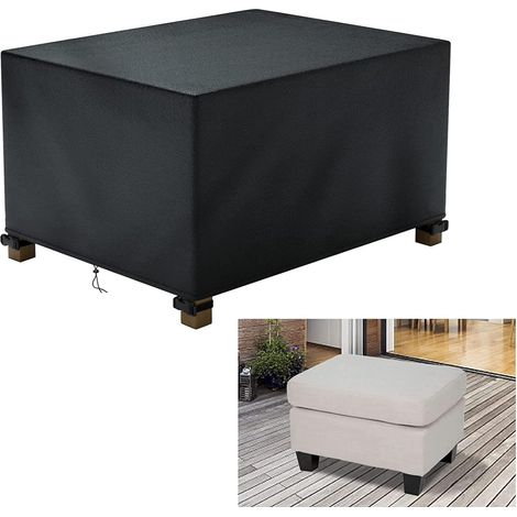 1 Housse De Protection Table Tissu Oxford 600D Imperméable Avec Sangles Et Bande Réfléchissante Pour Extérieur