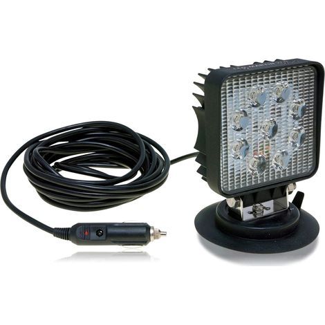 LED work light, magnetic base, 27W, 1800 lm, 12V/24V, agricultural vehicle (1/5)