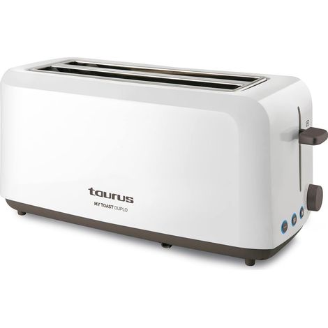 Grille-pain Blanc 2 Fentes Longues 1450W (1/2)