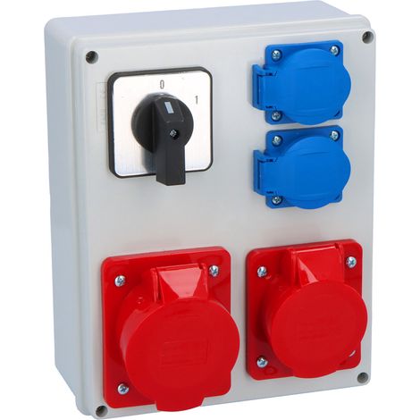 Cuadro de distribución R-240 16/5, 32/5, 2x250V, 0/1 en línea (1/4)