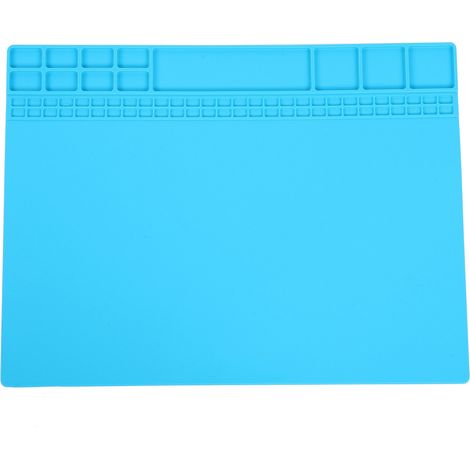 Tapis de réparation magnétique en silicone résistant à la chaleur 405x305x8mm pour station de soudure ordinateur téléphone (1/5)