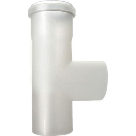 RACCORDO MONO-PARETE A TEE IN PPs  LINEA CONDENSAZIONE Diam. 80