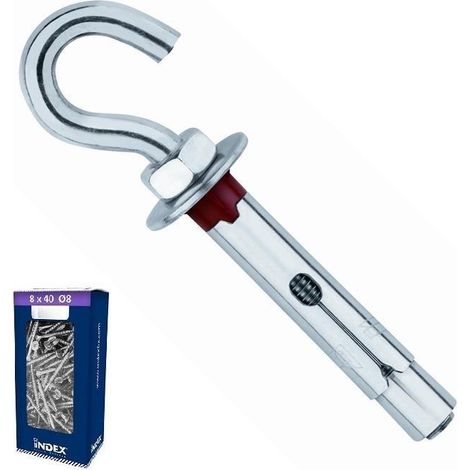 DUVER box anclaje metalico ch-gancho cincado anc.ch-to 8-60 br-10