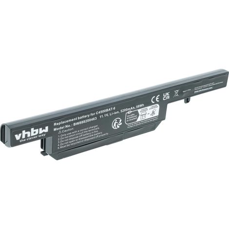 vhbw Akku kompatibel mit LDLC Aurore BS4, HA1, BS5, HB1, HA5, BB5, HZ2, HZ1, BG6, BB6, BS3, BH1 Notebook (5200 mAh, 11,1 V, Li-Ion) (1/5)