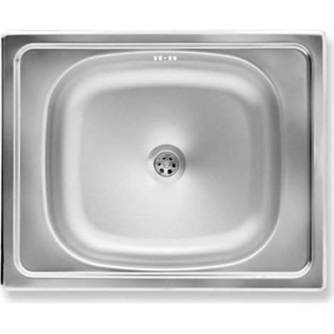 Novaservis Lavelli - Lavello 40x50 cm, con troppopieno, acciaio inox DR40/50A
