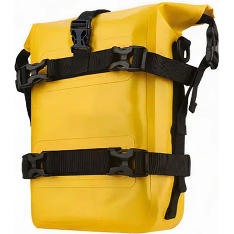 Sacoches latérales de Moto,Sac de Cadre de Pare-Chocs de Moto Sac latéral de Moto Sac de Moto entièrement étanche 8L Peut être comme Sac à bandoulière (1/4)