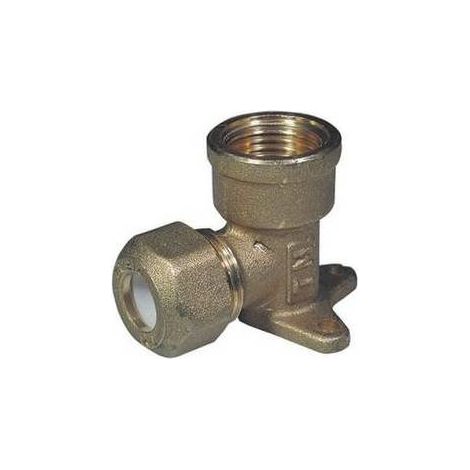 GOMITO CON FLANGIA PER RAME CON OGIVA TEFLON TIEMME Misura: 3/4 x 16R