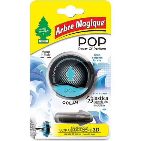 Ambientador de coche, modelo pop, aroma ocean
