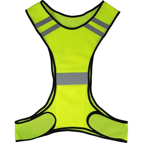 Gilet réfléchissant en maille respirante légère, équipement de sécurité haute visibilité pour la course à pied, le Cycle de marche et le Jogging (1/5)