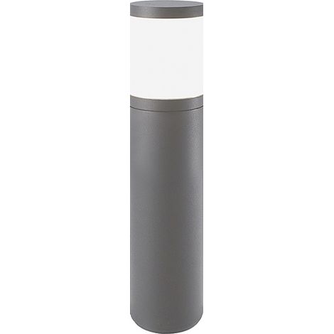 Lampada da Terra Bollard James Grigio 35cm - Paletto LED Outdoor IP54 con Attacco E27 e Diffusore in Policarbonato - Rossini Group (1/3)