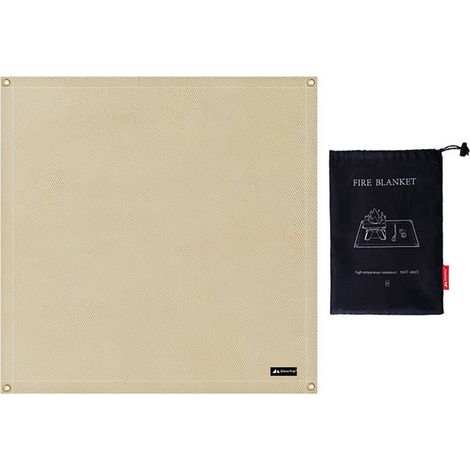 Fireproof Mat Fire Blanket Fire Pit Mat Under The Grill Protective Mat Fire Retardant Blanket (1/4)