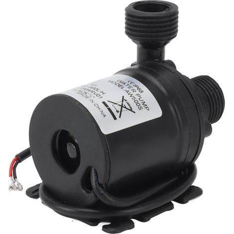 Pompe submersible étanche IP68 silencieuse anti-fuite circulation d'eau filetée DC12V 19W (1/5)