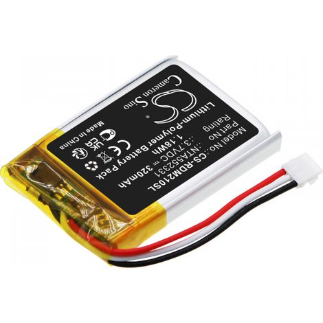Batterie 3.7V 320mAh LiPo NTA552331 pour micro Rode Wireless Go II