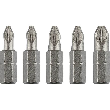 KWB 5 X 25 MM EMBOUTS STANDARD SET UTILISATION DE BASE PZ 120140 (1/4 '', ISO 1173, C 6.3) (1/3)