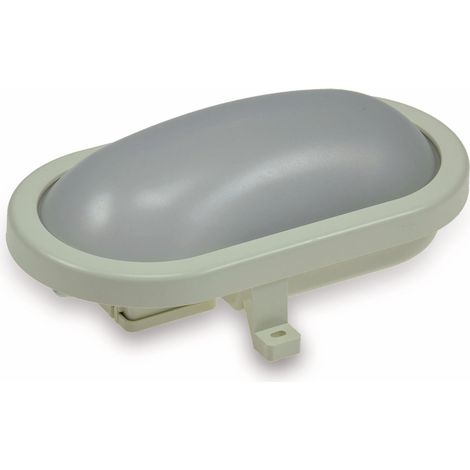 CHILITEC Lampe LED ovale 22266, EEC : G, 12 W, 960 lm, 3000 K, 216 mm, gris