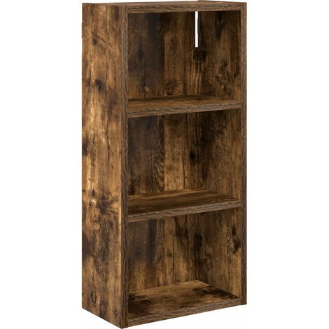 Armadio da bagno a muro Quercia Affumicata 30 x 16 x 62,5 cm vidaXL