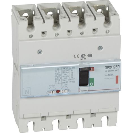 Disjoncteur Magnétothermique DPX3 250MT 4 Pôles 160A 36KA LEGRAND 420247 (1/2)