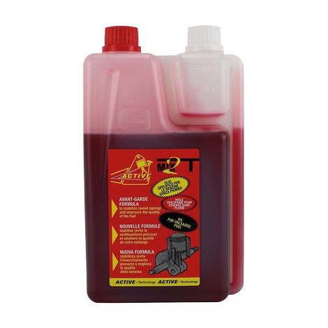 OLIO 2T SINTETICO ACTIVE - LT 1 ADDITIVATO- 12 pezzi