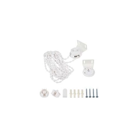 Embrayage de Store à Rouleau pour Supports de Store de Rouleau de Tube Extérieur de 38mm Matériel de Traitement de Fenêtre avec Supports en Métal, Chaîne de Perles, Vis (Blanches) (1/5)