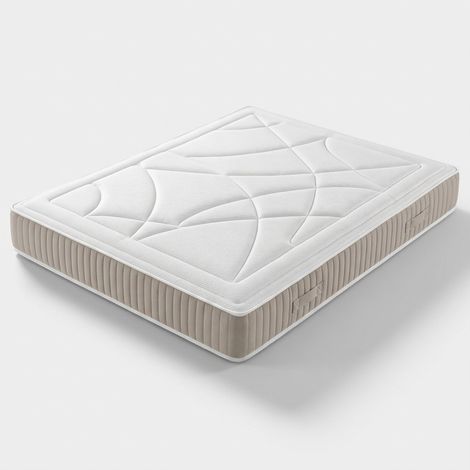 Matelas 120x190 à ressorts ensachés et mousse mémoire Flur (1/5)