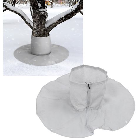 Protection antigel pour racines d'arbres : isolation thermique, tissu épais, protection contre le gel, idéale pour l'hiver et les plantes d'extérieur. (1/5)