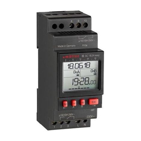 Muller SC 18.24 easy programador horario negro