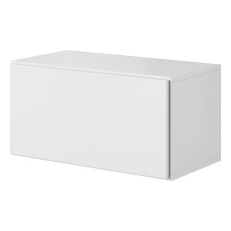 MUEBLES Cama ROCO RO3 - Mueble de pared/suelo blanco, sistema PUSH-CLICK (1/3)