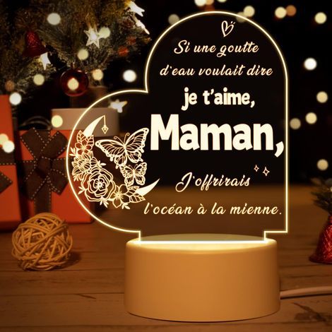 Mother's Day Gift, Gift for Mom, Mother's Day Gifts, Birthday Gifts for Mom, Mother's Day and Christmas Gift for Mom, Acrylic Night Light (1/5)